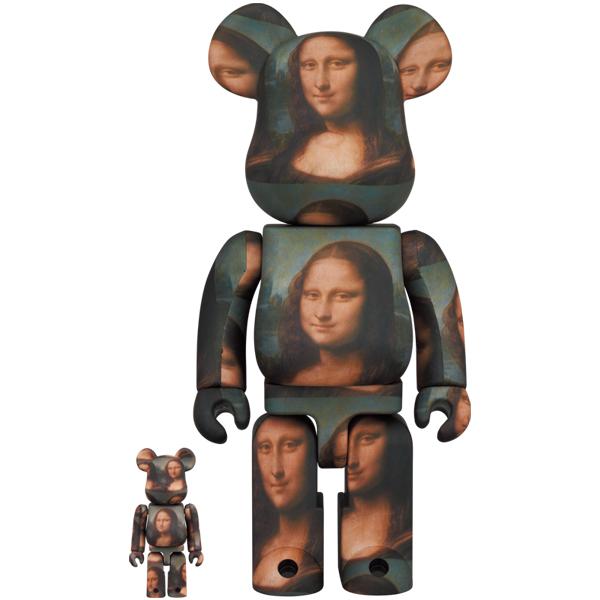 ベアブリック　モナリザ　100% フィギュア BE@RBRICK LEONARD DE VINCI Mona Lisa 100％ & 400％ | MEDICOM TOY