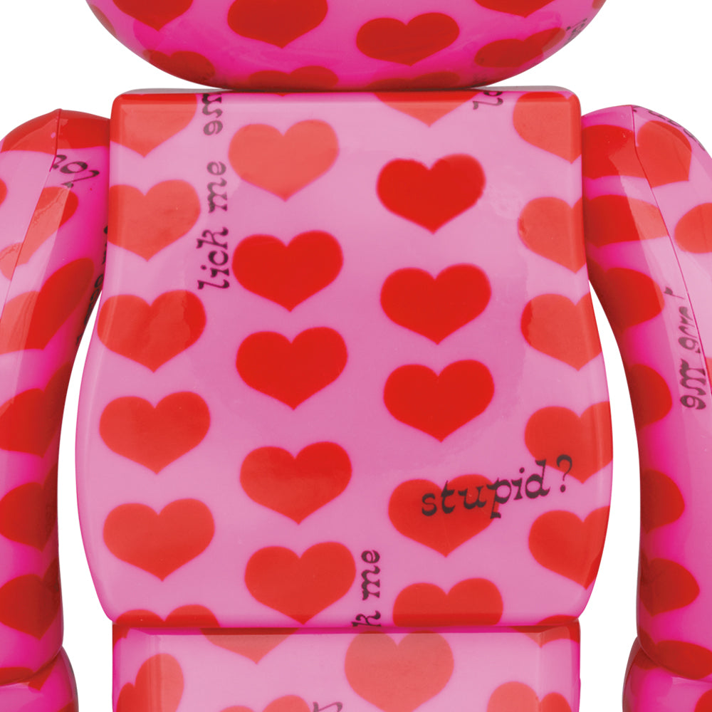 BE@RBRICK Pink Heart 100% & 400%