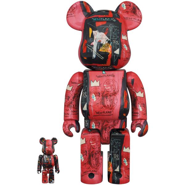 BE@RBRICK Andy Warhol × JEAN-MICHEL BASQUIAT #1 100％ ＆ 400
