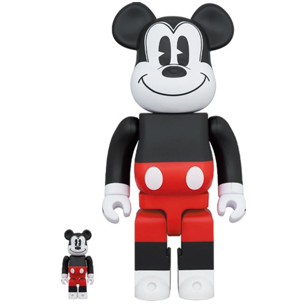 BE@RBRICK MICKEY MOUSE (R&W 2020 Ver.) 100％ & 400％ | MEDICOM TOY