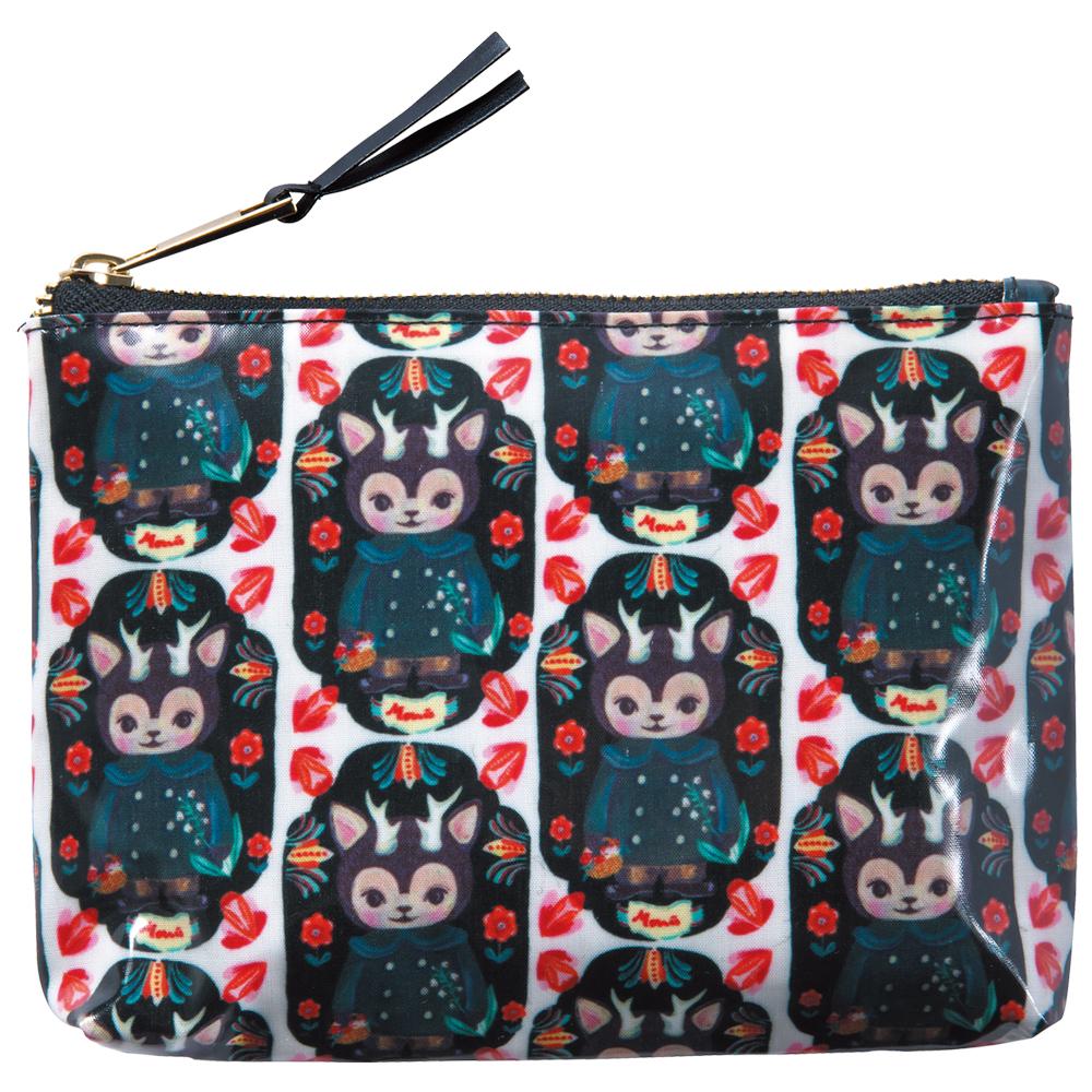 MLE Nathalie Lete × KAORI HINATA Cosmetic pouch Small