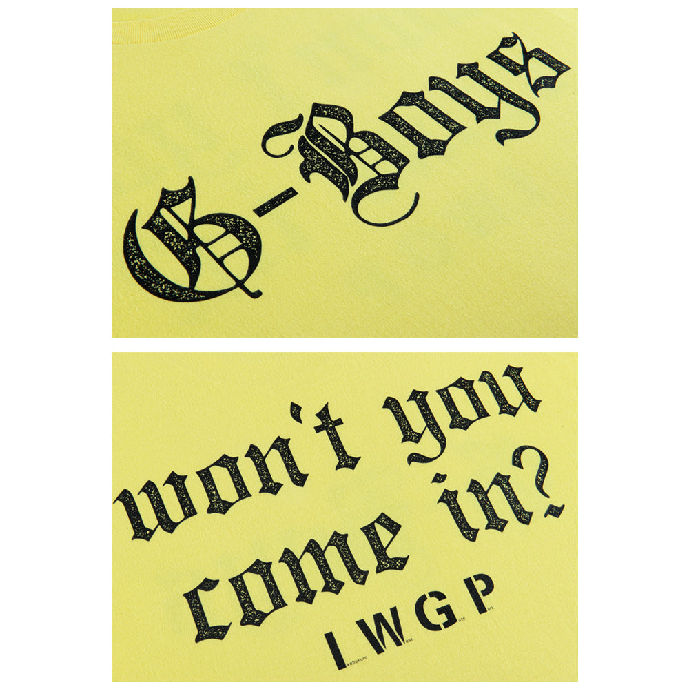 MLE×I.W.G.P. G-BOYS TEE《Planned to be shipped in late July 2024 / Order period is until April 10》