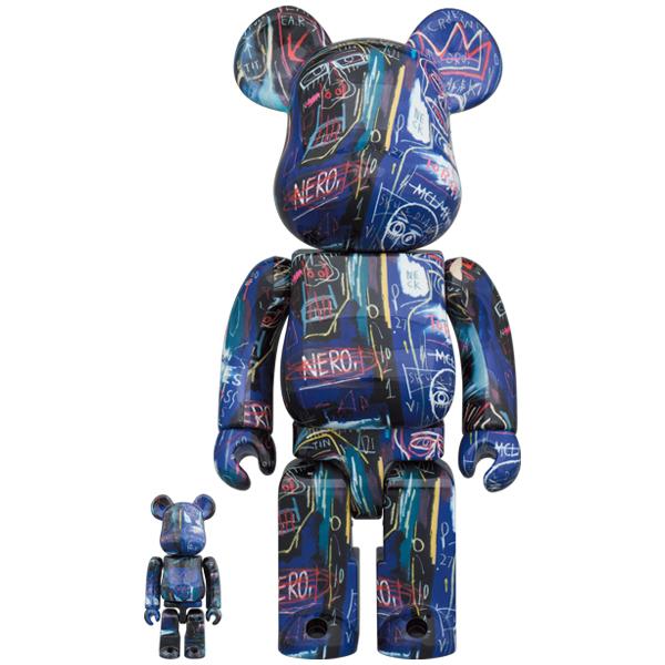 BE@RBRICK JEAN-MICHEL BASQUIAT #7 100% & 400% | MEDICOM TOY