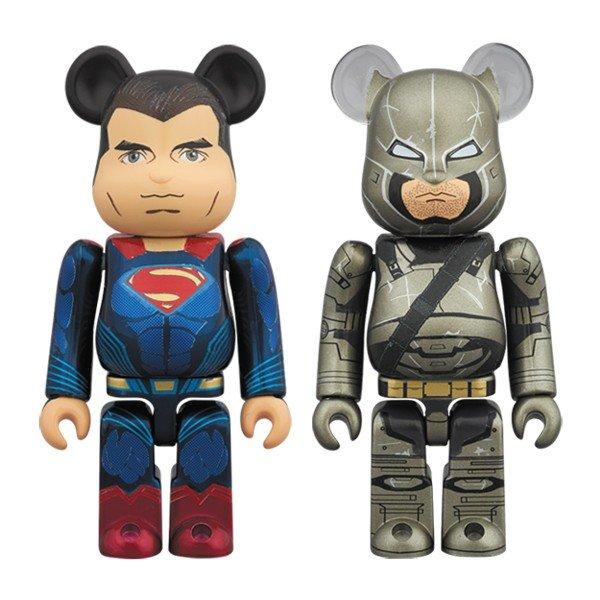 BE@RBRICK SUPERMAN & ARMORED BATMAN 2 PACK | MEDICOM TOY OFFICIAL