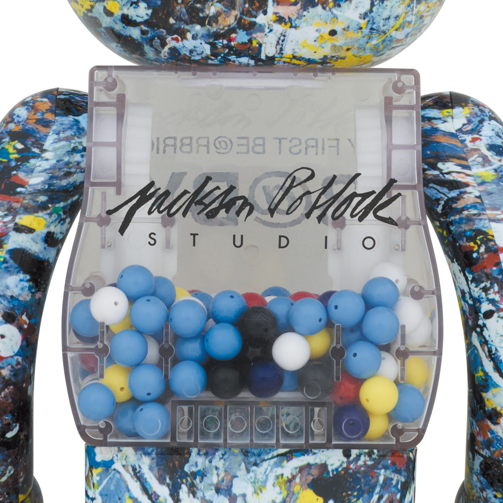 MY FIRST BE@RBRICK B@BY Jackson Pollock Studio Ver.1000%