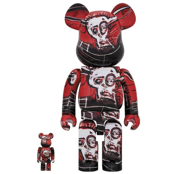 BE@RBRICK JEAN-MICHEL BASQUIAT #5 100％ & 400％ | MEDICOM TOY
