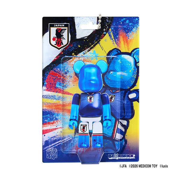限定品発売のお知らせ (サッカー日本代表 オフィシャルライセンス商品 BE@RBRICK サッカー日本代表 Ver. アクリルキーホルダー (ブリスター風))／6月13日(土)より