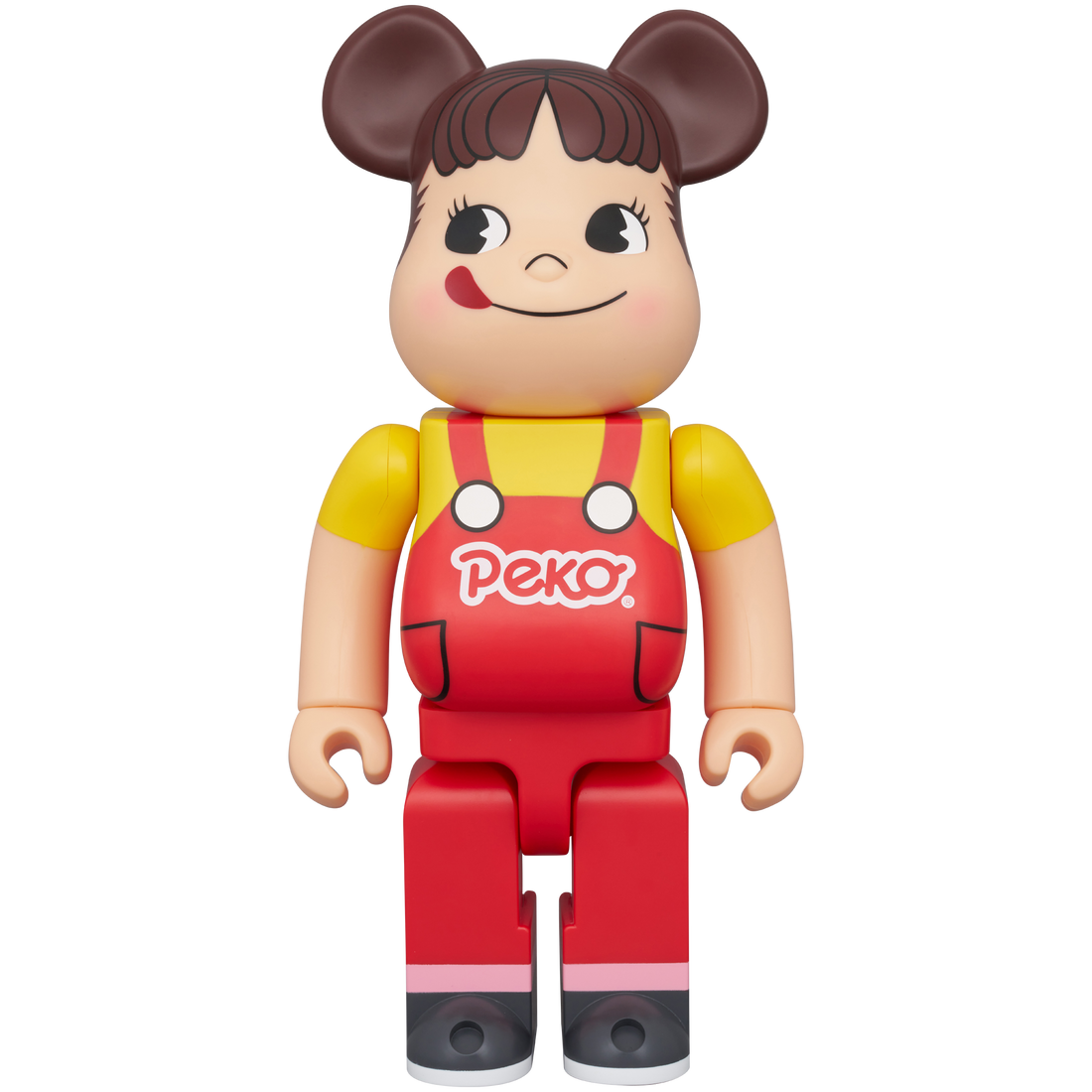 限定品発売のお知らせ (BE@RBRICK ペコちゃん（オーバーオール）赤 400％)／7月31日(金)より