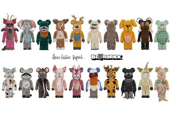 Anne Valerie Dupond新作展「Bestioles」／ONE OF KIND BE@RBRICK 1000％ 抽選販売のご案内