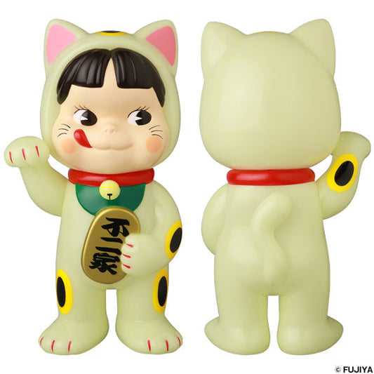 不二家ソフビコレクション 招き猫ペコちゃん (蓄光) ／2月25日(火)より