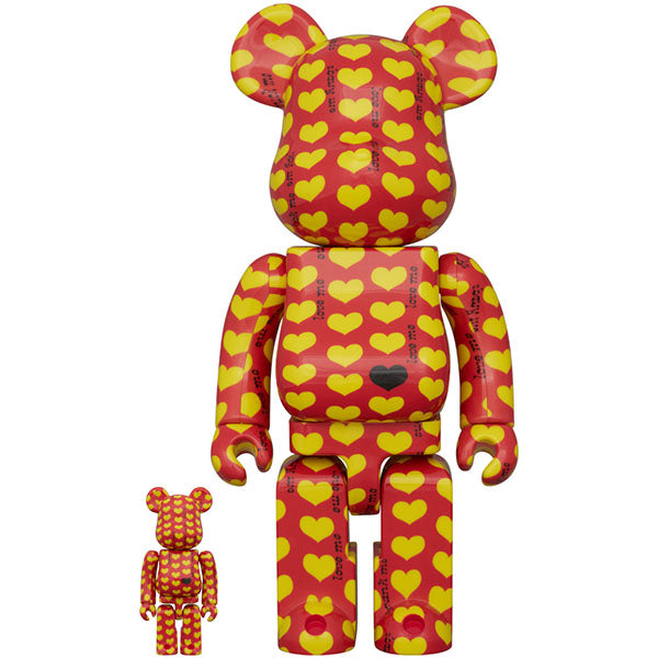 限定品発売のお知らせ (BE@RBRICK Yellow Heart Reverse Ver. 100％ & 400％、Amplifier “hide“ TEE)／7月25日(金)より