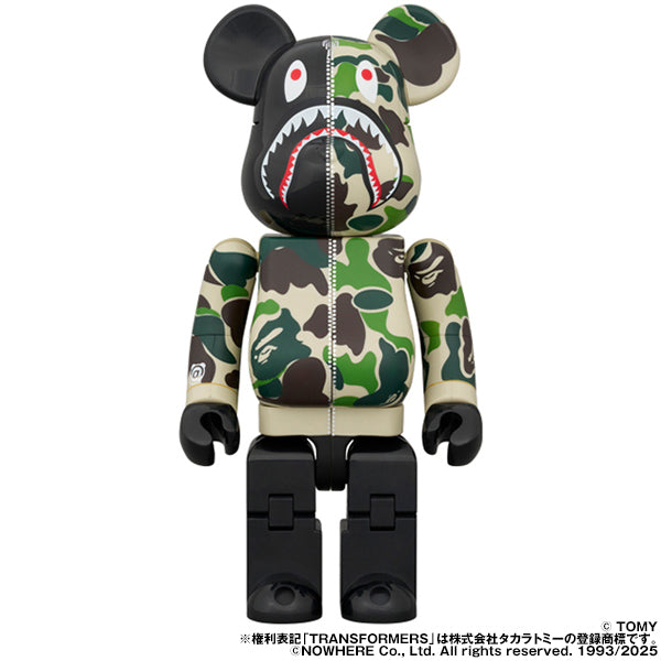 BE@RBRICK × TRANSFORMERS OPTIMUS PRIME BAPE(R) CAMO SHARK 400％ ／ BABY MILO(R) 400％ ／3月22日(土)より