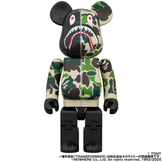 BE@RBRICK × TRANSFORMERS OPTIMUS PRIME BAPE(R) CAMO SHARK 400％ ／ BABY MILO(R) 400％ ／3月22日(土)より