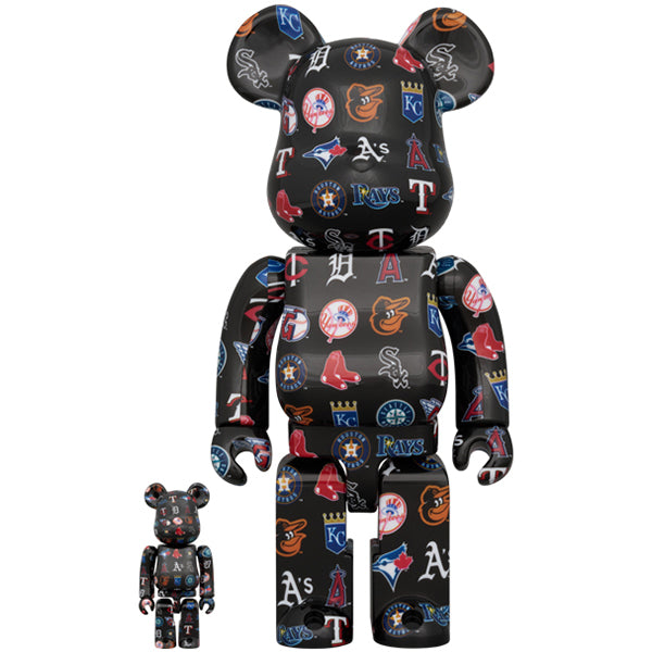 限定品発売、再販売のお知らせ (BE@RBRICK AMERICAN LEAGUE(TM) BLACK Ver. 100％ & 400％、BE@RBRICK NATIONAL LEAGUE(TM) BLACK Ver. 100％ & 400％ 他)／12月20日(土)より