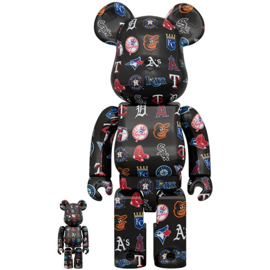 限定品発売、再販売のお知らせ (BE@RBRICK AMERICAN LEAGUE(TM) BLACK Ver. 100％ & 400％、BE@RBRICK NATIONAL LEAGUE(TM) BLACK Ver. 100％ & 400％ 他)／12月20日(土)より