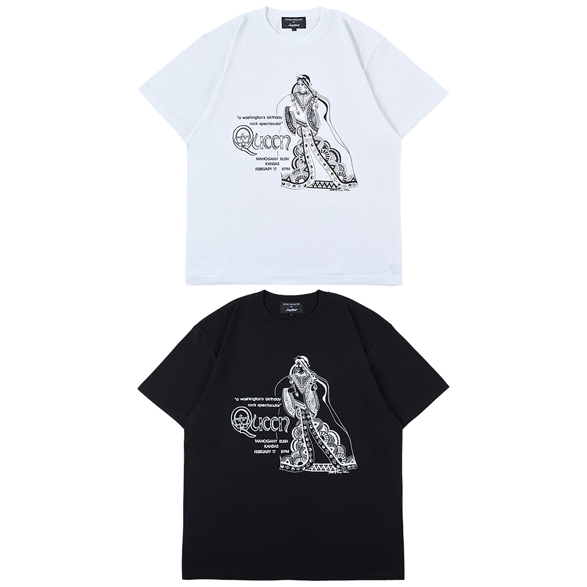 International by Amplifier “Queen” “Poster” T-SHIRT《Scheduled to be released and shipped in July 2026. Order period is until May 17th》