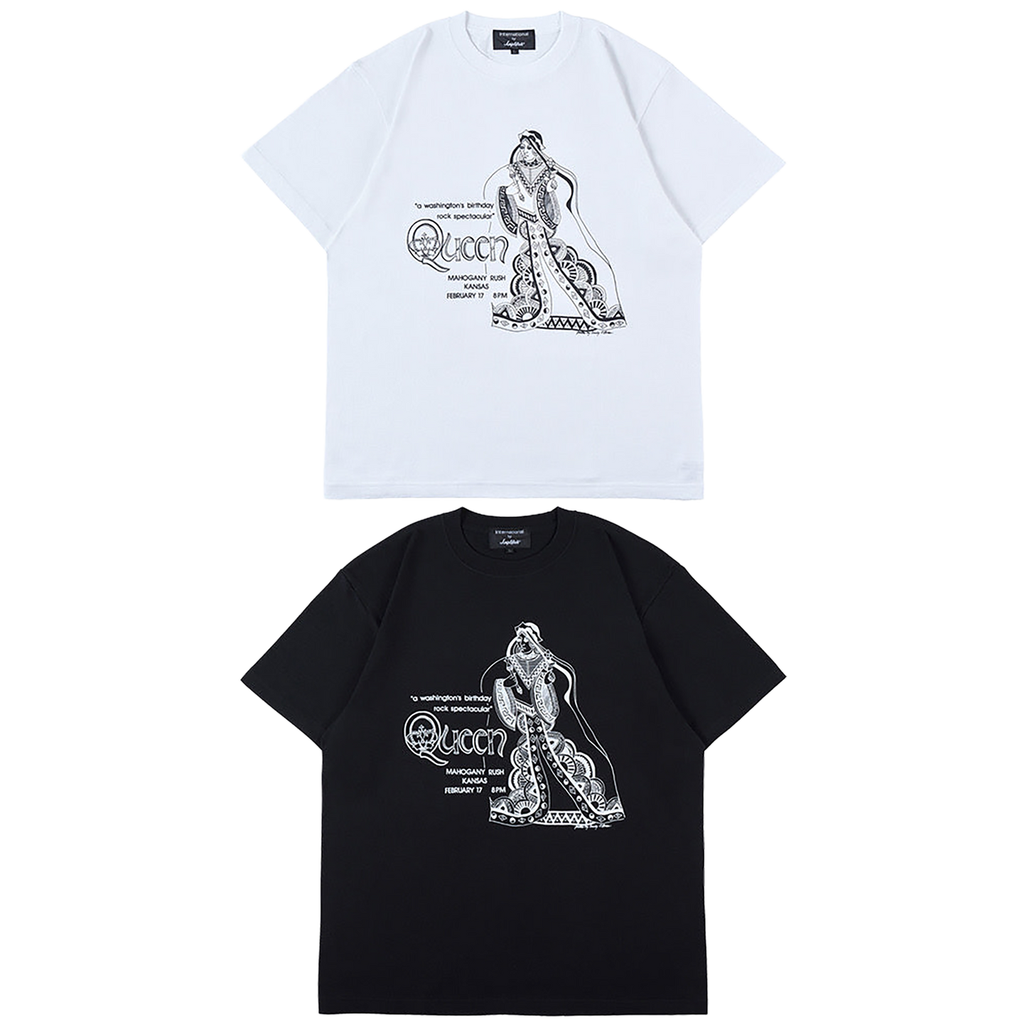 International by Amplifier “Queen” “Poster” T-SHIRT《Scheduled to be released and shipped in July 2026. Order period is until May 17th》