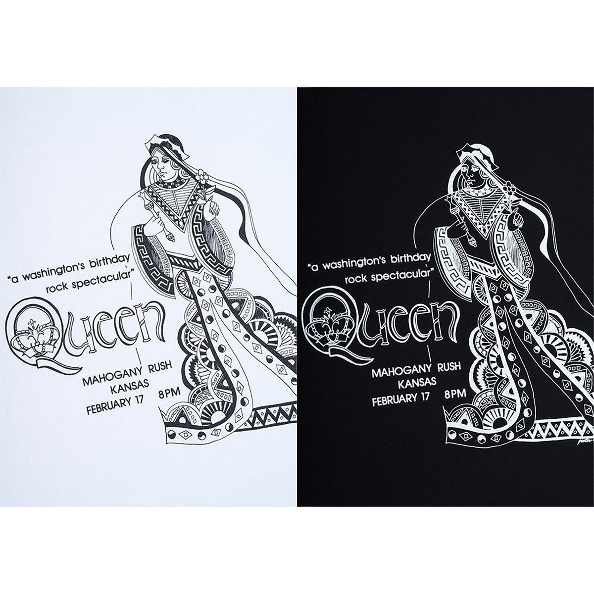 International by Amplifier “Queen” “Poster” T-SHIRT《Scheduled to be released and shipped in July 2026. Order period is until May 17th》