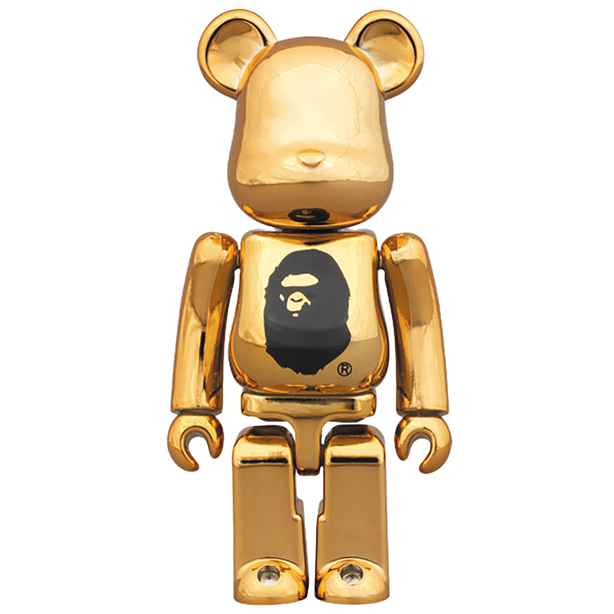 A BATHING APE(R) / NOWHERE 23rd anniv. GOLD BE@RBRICK