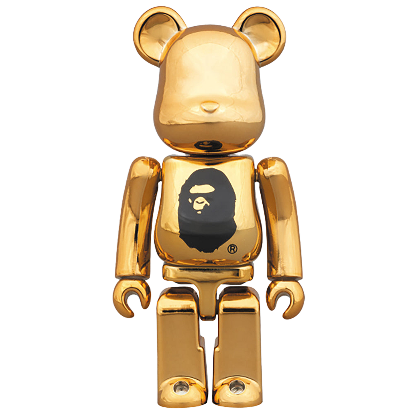 A BATHING APE(R) / NOWHERE 23rd anniv. GOLD BE@RBRICK