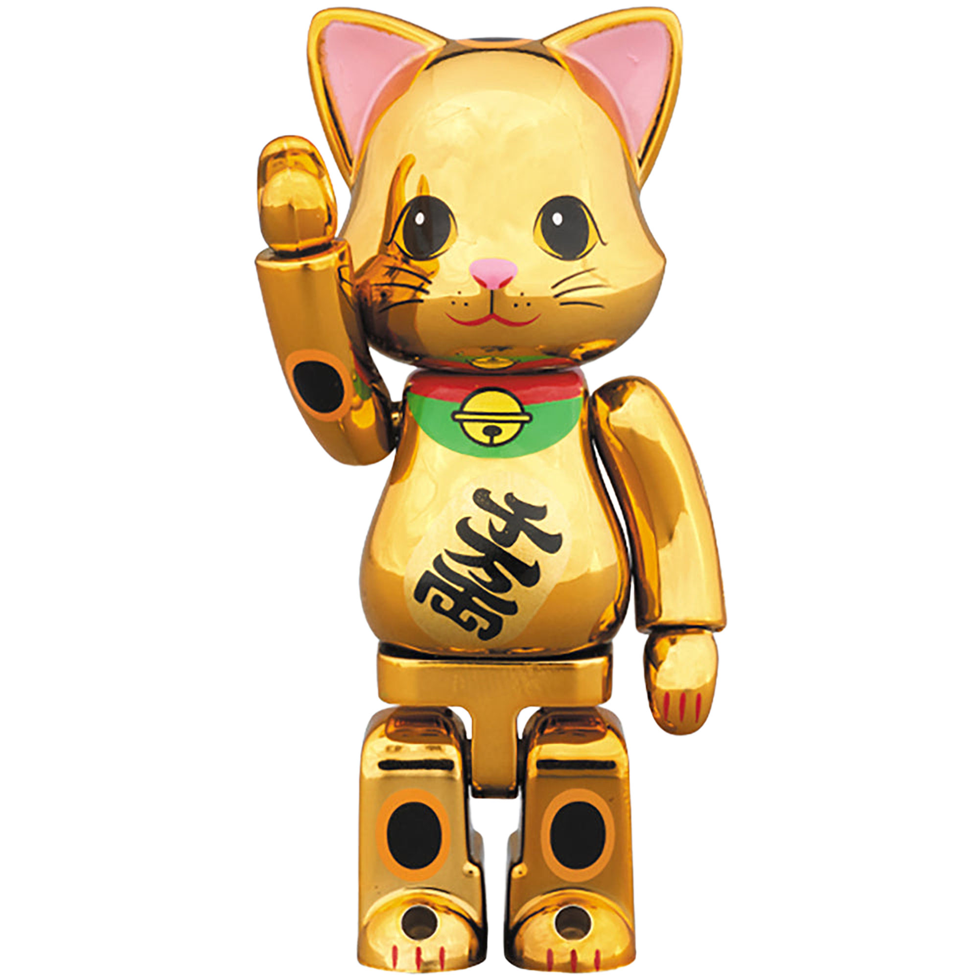 NY@BRICK 招き猫 金メッキ 100％