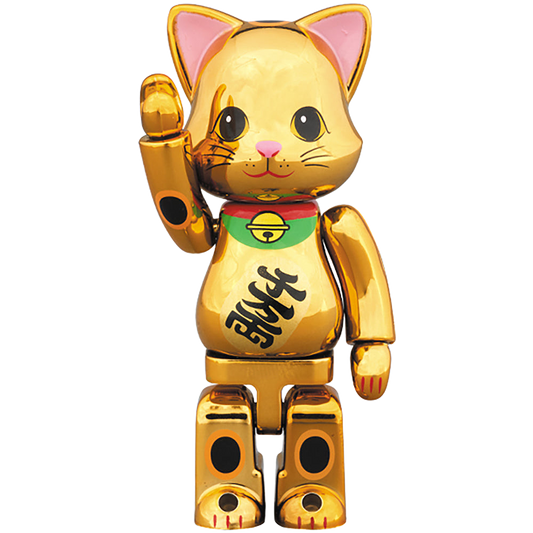 NY@BRICK 招き猫 金メッキ 100％