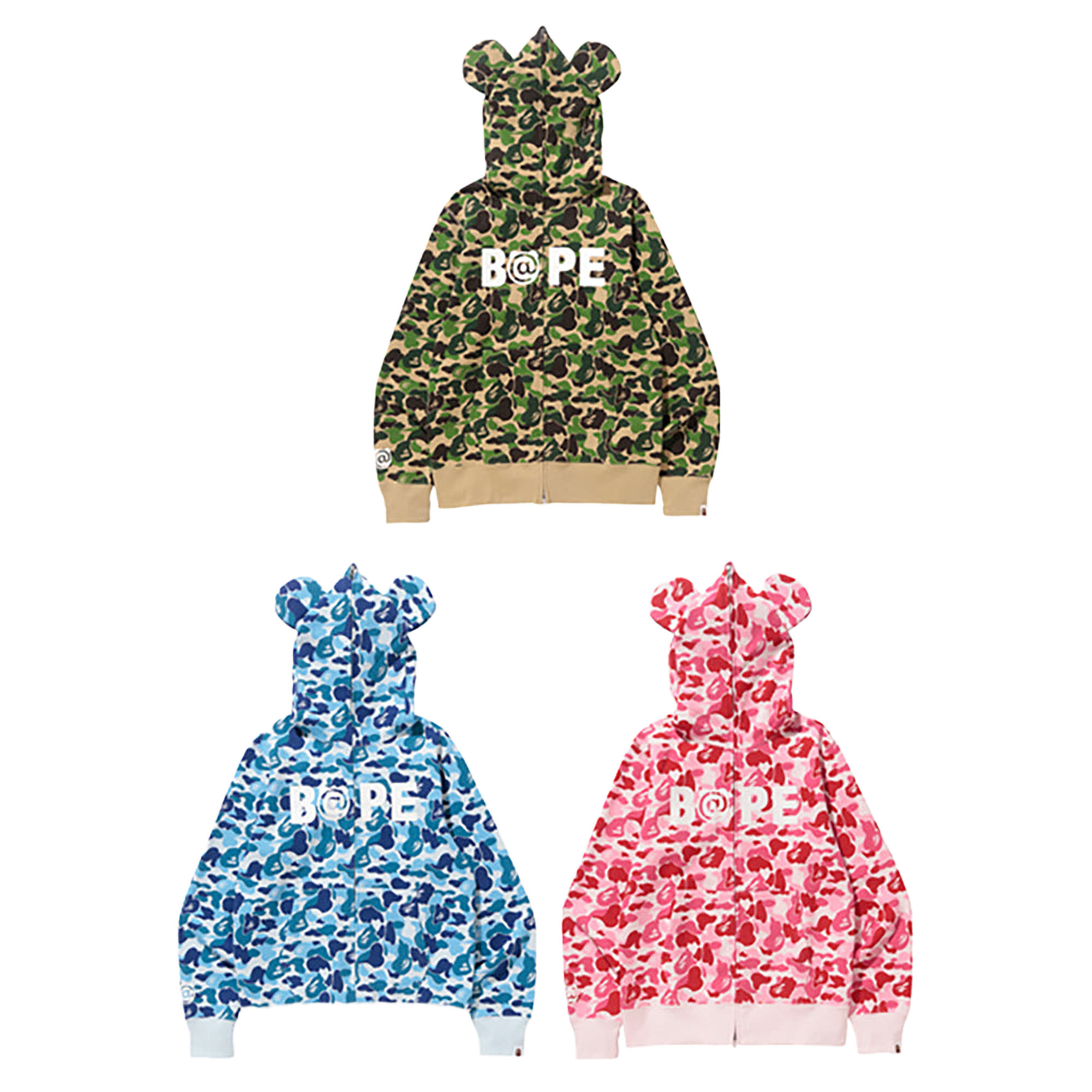 ABC BE@R FULL ZIP HOODIE