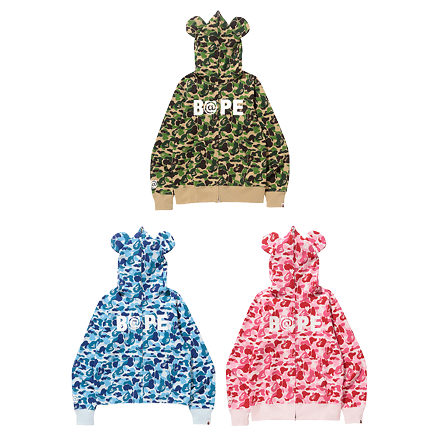 ABC BE@R FULL ZIP HOODIE