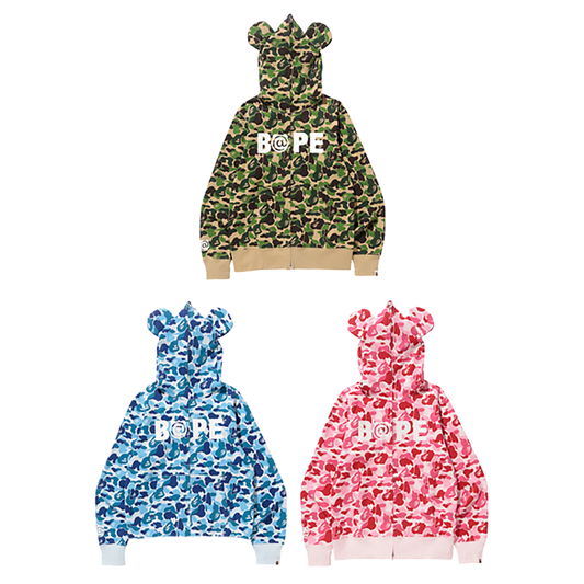 ABC BE@R FULL ZIP HOODIE