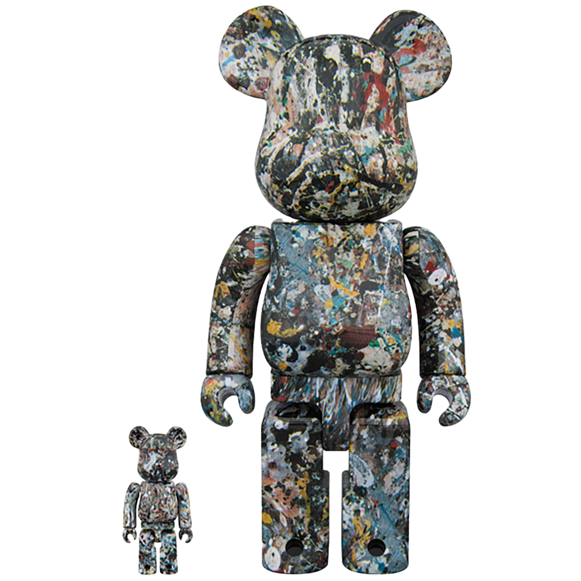 BE@RBRICK Jackson Pollock Studio Ver.2.0 100％ & 400％