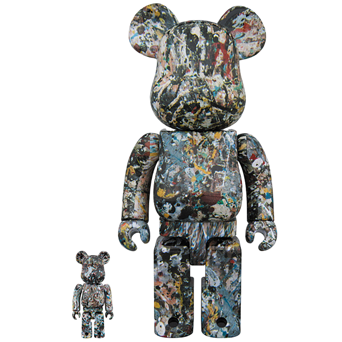 BE@RBRICK Jackson Pollock Studio Ver.2.0 100％ & 400％