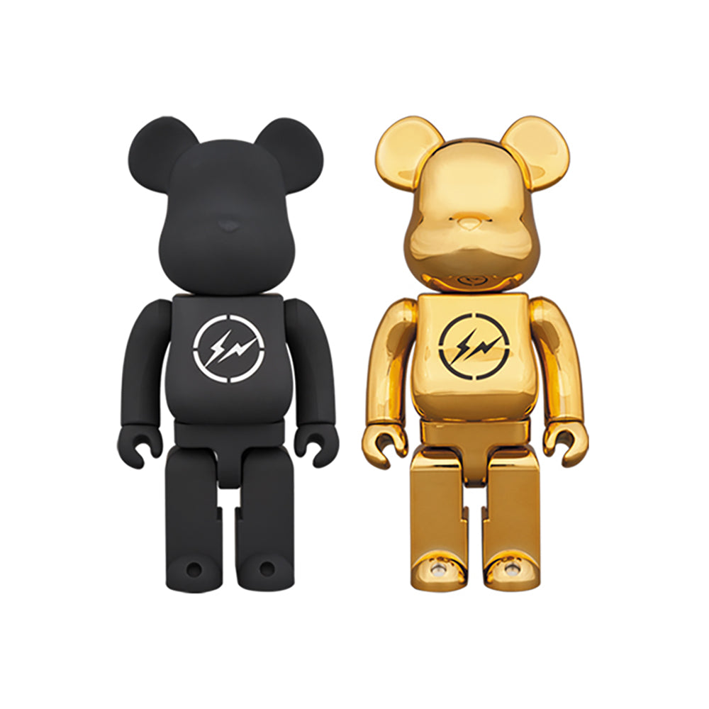 BE@RBRICK THE CONVENI × fragmentdesign 400％ BLACK／GOLD_0