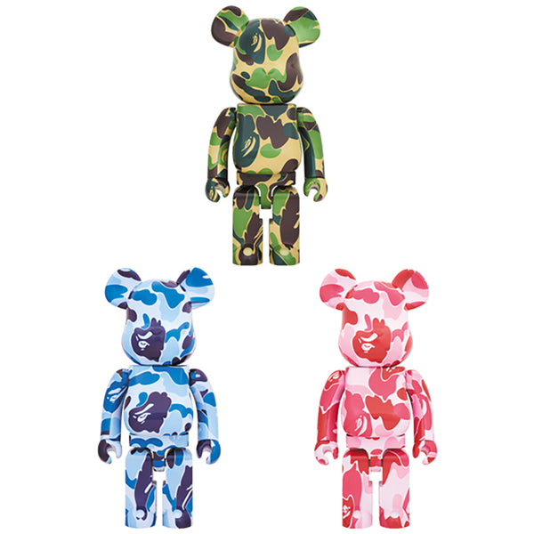 BE@RBRICK ABC CAMO 1000％ GREEN/BLUE/PINK | MEDICOM TOY OFFICIAL STORE