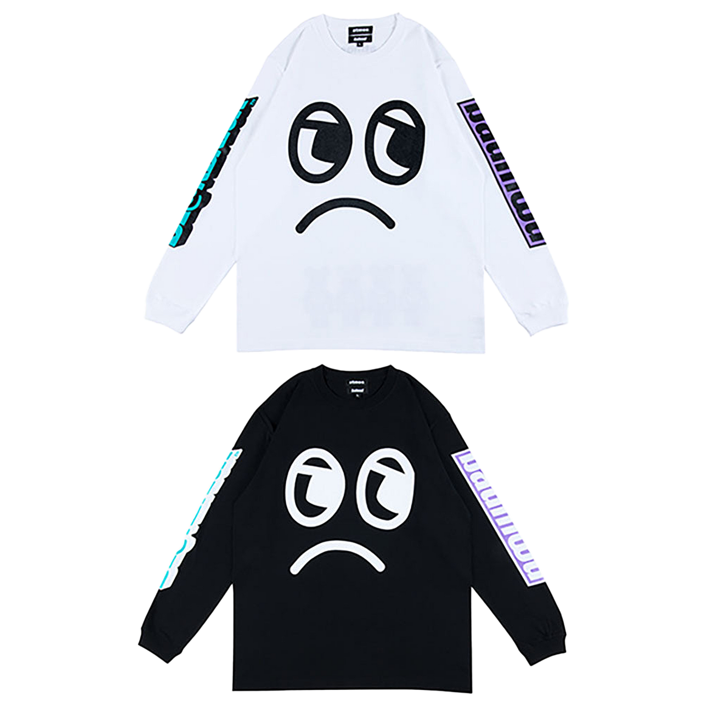 atmos × BE@RBRICK × BADMOOD L/S TEE