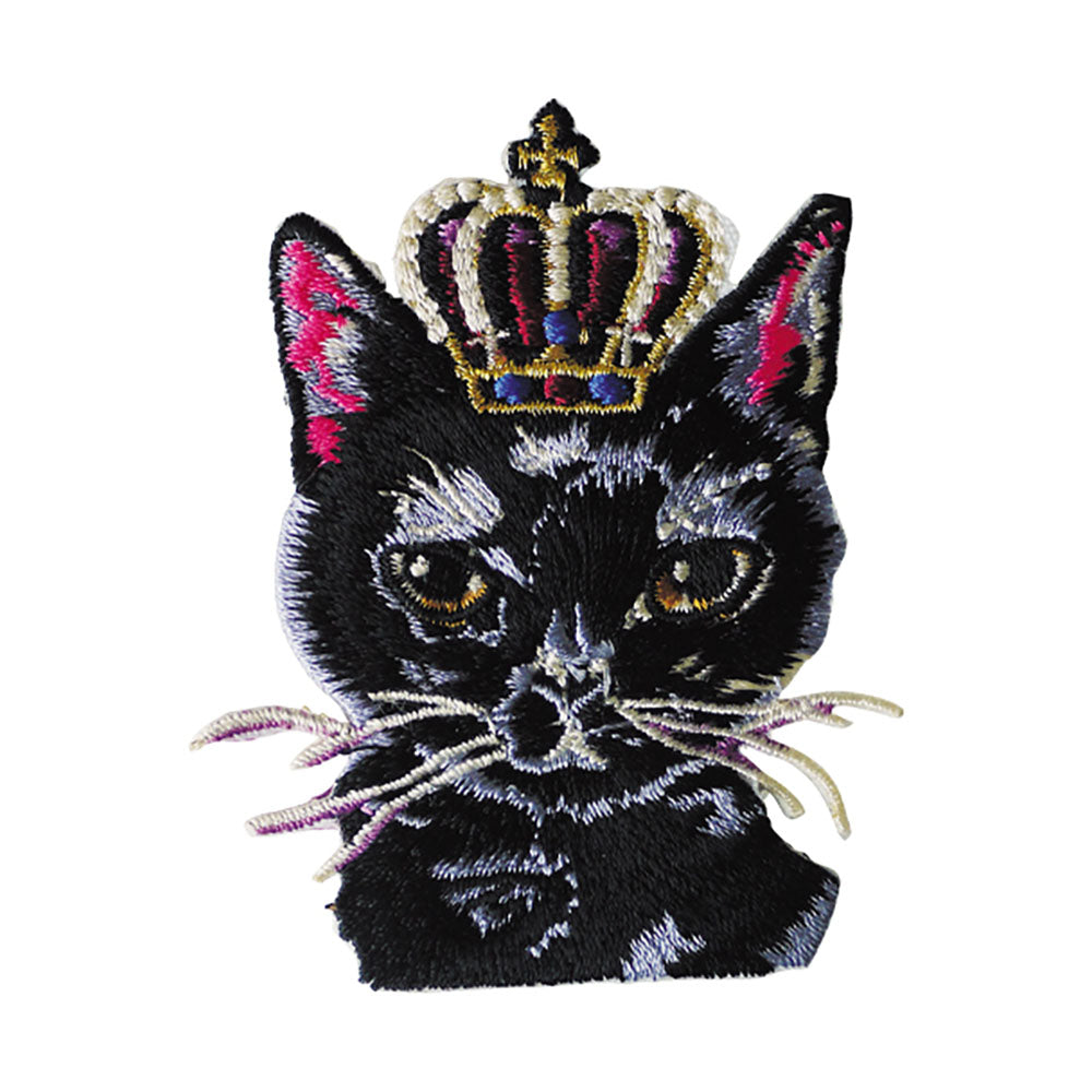 gris gris des BONBON オリジナル刺繍ワッペン／カードセット KURONECO（刺繍ワッペン、カード1枚、封筒1枚）_0