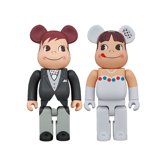 BE@RBRICK ウェディング ペコちゃん & ポコちゃん 400％ 2体セット