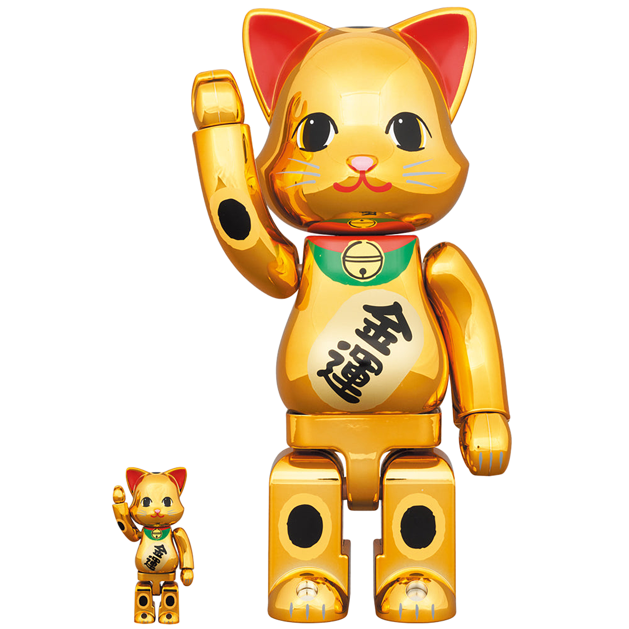 NY@BRICK Maneki Neko Gold Fortune Gold Plated 100% & 400%