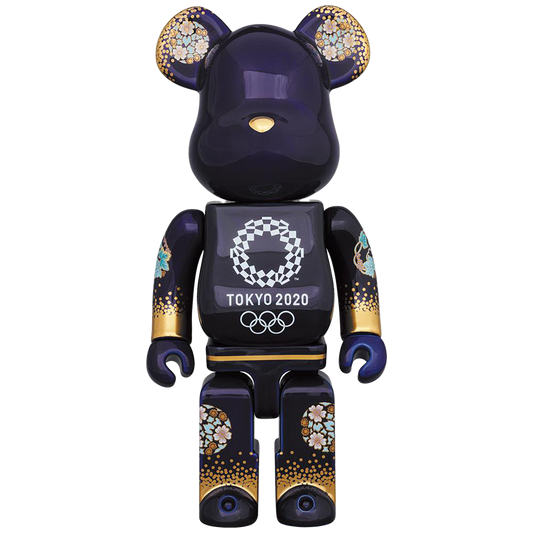 有田烧 Bearbrick 400% 2（2020 年东京奥运会会徽）