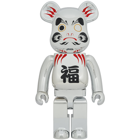 BE@RBRICK Daruma silver plated 1000％