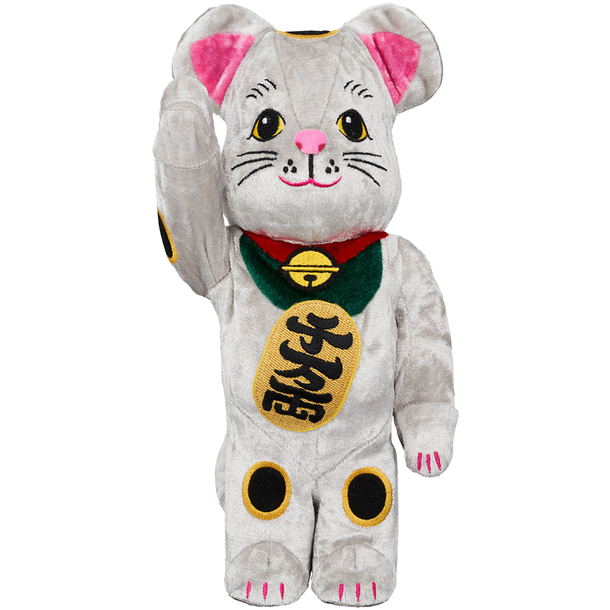 BE@RBRICK Manekineko Kigurumi Silver 400%