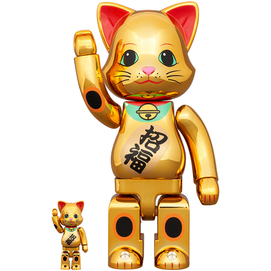 NY@BRICK Manekineko Lucky Gold Plated 100% & 400%