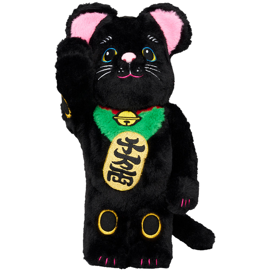 BE@RBRICK 招财猫 Kigurumi 黑色 400%
