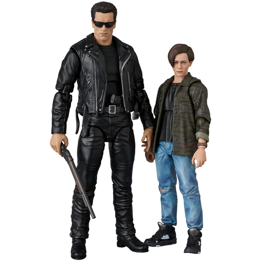 MAFEX T-800(T2 Ver.) & John Connor