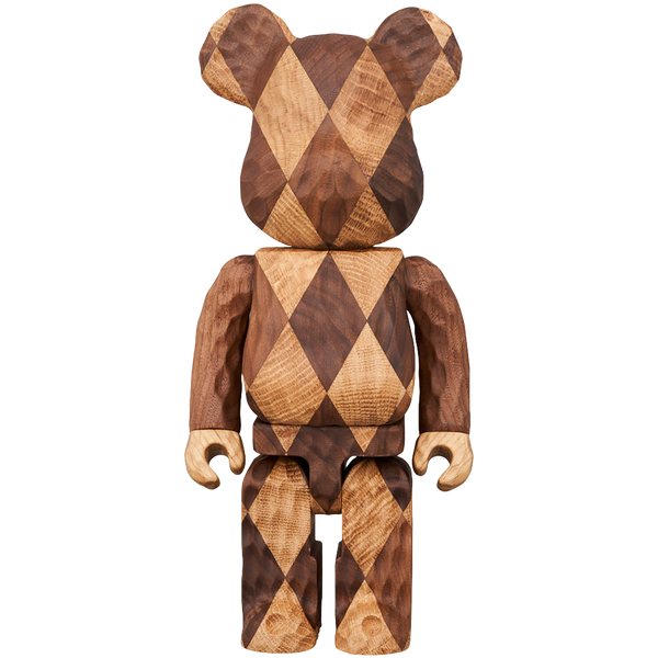 BE@RBRICK Karimoku fragmentdesign polygon-LATTICE PATTERN 400