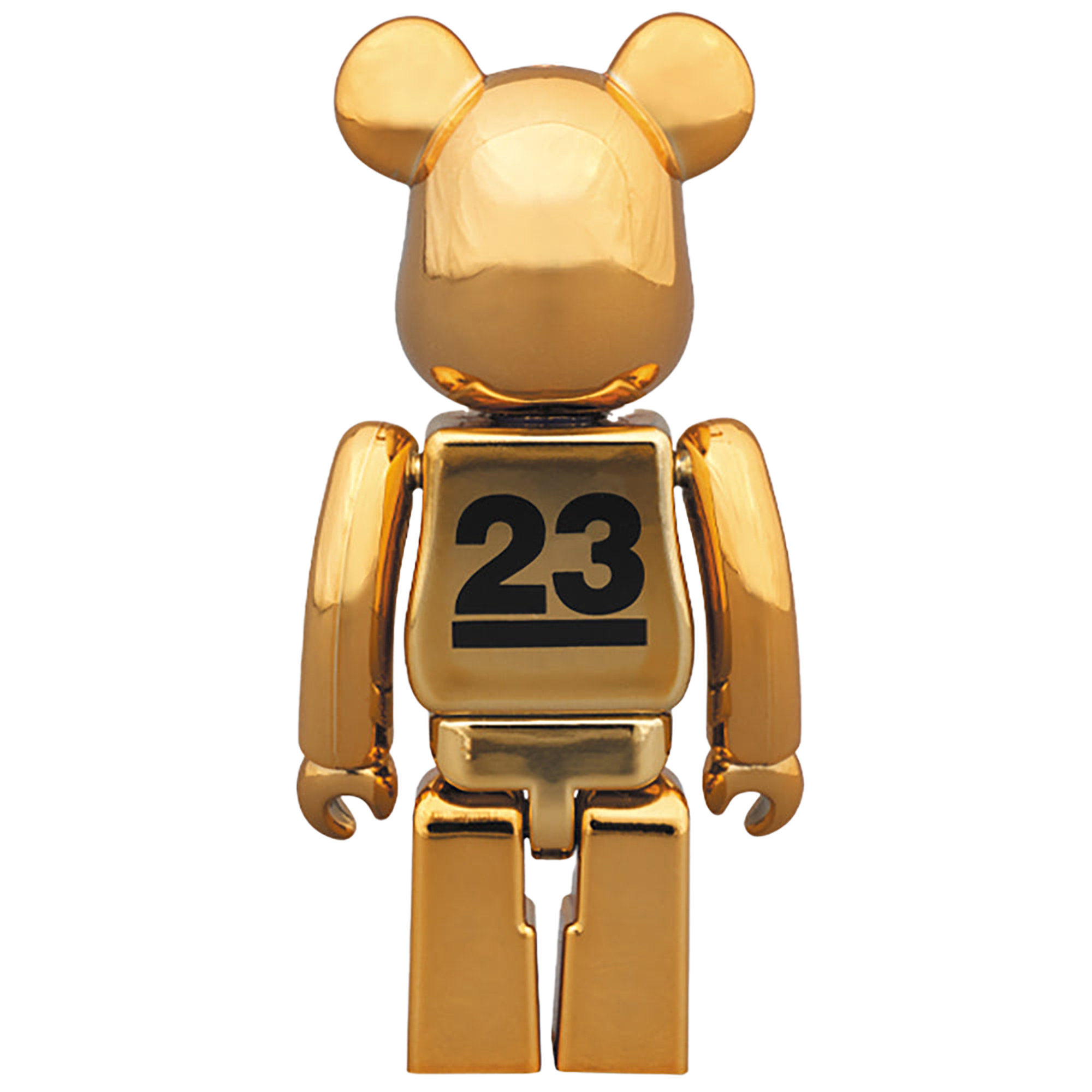 A BATHING APE(R) / NOWHERE 23rd anniv. GOLD BE@RBRICK