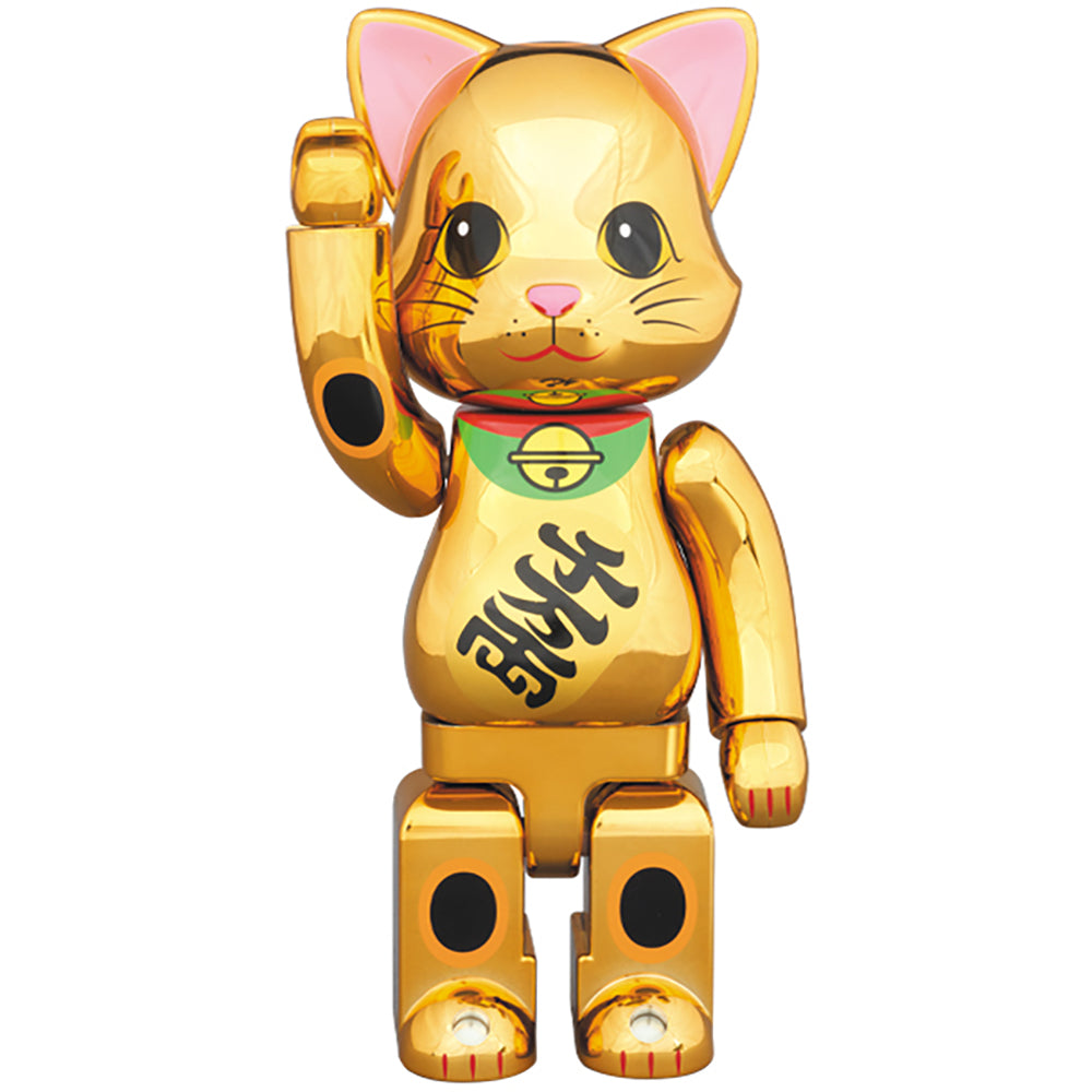 NY@BRICK 招き猫 金メッキ 400％_0