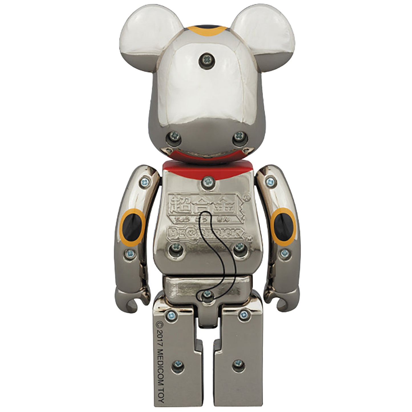 超合金 BE@RBRICK 招き猫 銀メッキ
