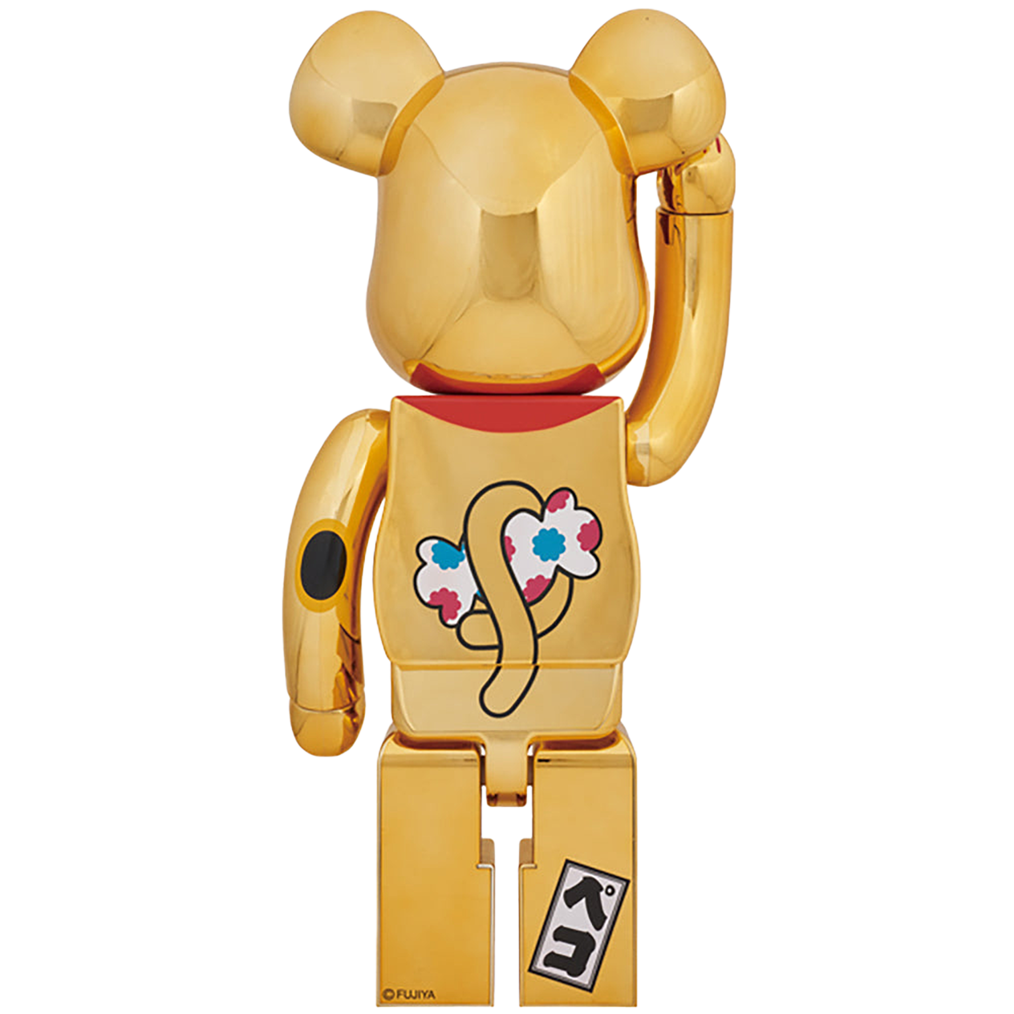 BE@RBRICK 招き猫 ペコちゃん 金メッキ 1000％