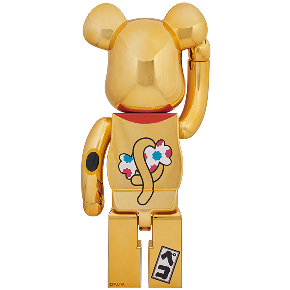 BE@RBRICK 招き猫 ペコちゃん 金メッキ 1000％