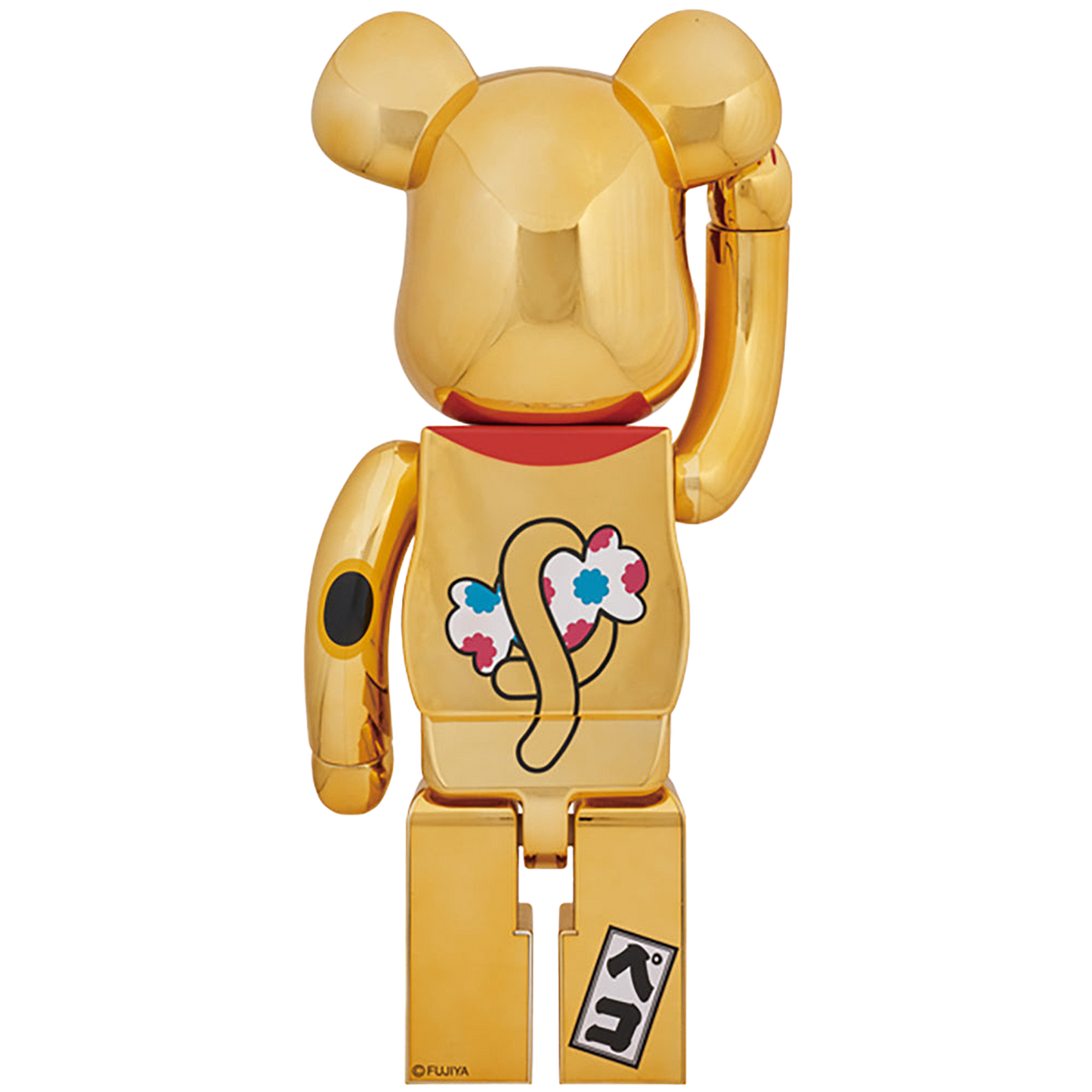 BE@RBRICK 招き猫 ペコちゃん 金メッキ 1000％